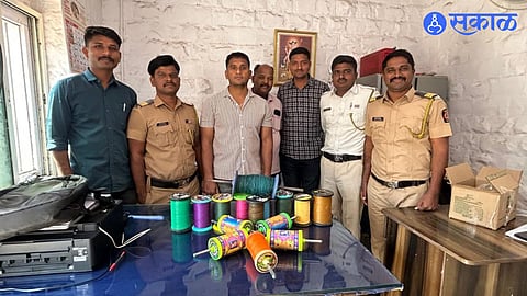 Restricted Chinese Manja sale Daund police