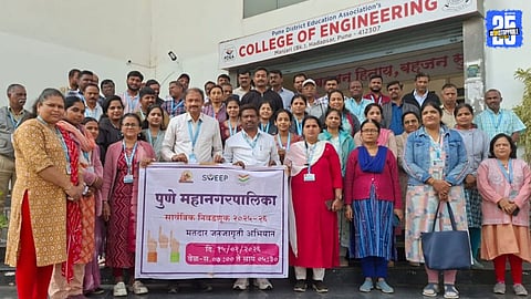 Intensive Voter Awareness Campaign Under SVEEP in Hadapsar