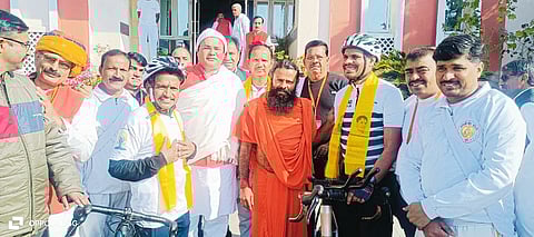 हरिद्वार - रांजणी सायकलवारीद्वारे तंदुरुस्तीचा संदेश