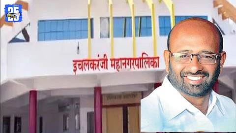 Shiv-Shahu Vikas Aghadi leader Sagar Chalke interacting