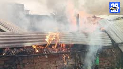 Badevadi Factory Fire Raises Safety Concerns Along Highway