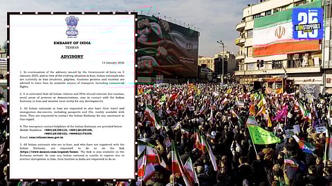 Indian Embassy issues urgent travel advisory urging Indian tourists to immediately leave Iran amid escalating security concerns.