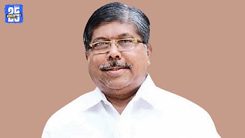 Minister Chandrakant Patil addressing development plans for Ichalkaranji city.