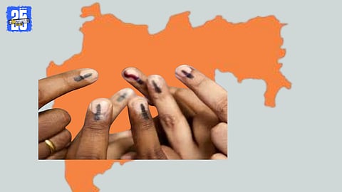 A voter searches for his polling booth after facing confusion at multiple centers in Kolhapur.