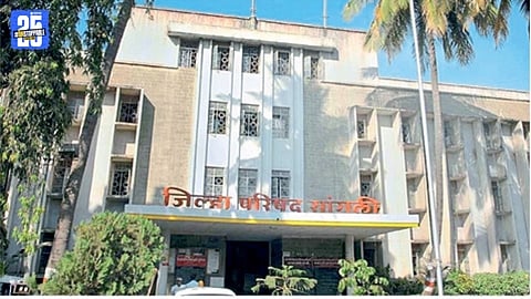 BJP leaders address media about interviews for Zilla Parishad and Panchayat Samiti elections in Sangli.