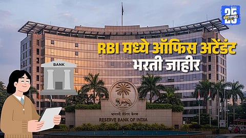 Eligibility Criteria for RBI Office Attendant
