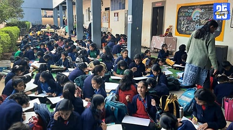 Students Immerse in Colors at Sakal Drawing Competition 2026