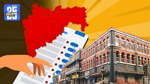 Leaders and power brokers strategize during Kolhapur civic ward elections.