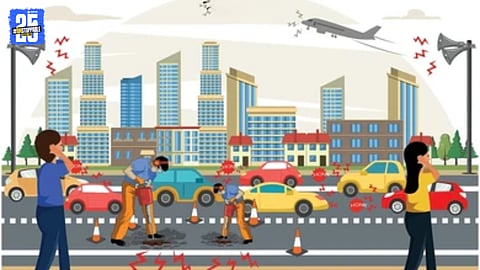 Heavy traffic near hospitals highlights rising noise pollution