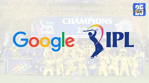Google Gemini branding showcased during an IPL match, highlighting the AI-powered partnership aimed at enhancing fan engagement and digital experiences.