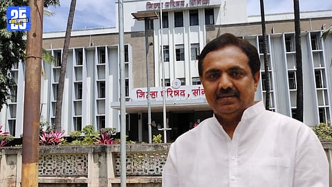 Local leaders and party workers during election meetings in Borgav Group, Walwa taluka.