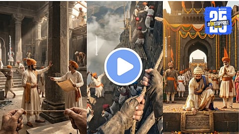 viral AI video of Raigad Fort built by Chhatrapati Shivaji Maharaj. Explore Raigad history, coronation, and Maratha legacy