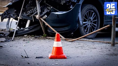 husband wife killed in road accident