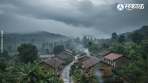 Cloudy skies over Maharashtra as winter fades, with IMD predicting rising temperatures and chances of light rain across Mumbai, Pune, Vidarbha, and Marathwada.