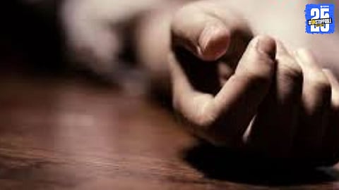 Police team at the hotel in Amravati where a Nashik-based doctor was found dead.