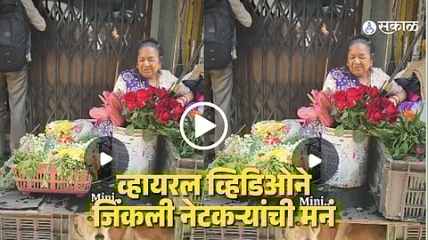 Flower vendor’s kindness towards stray dogs in Mumbai