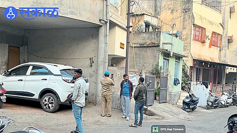 QR code scanners installed on residential properties to track waste collection efficiency in Kolhapur.