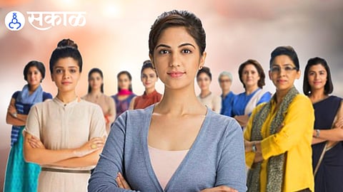 Women members of Self Help Groups under the Lakhpati Didi Mission in Ratnagiri district.