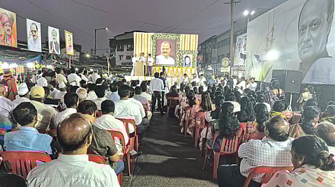 लोणावळ्यात अजित पवार आणि माजी आमदार रूपलेखा ढोरे यांना श्रद्धांजली