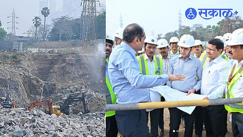 Bhushan Gagrani inspects Bhandup complex