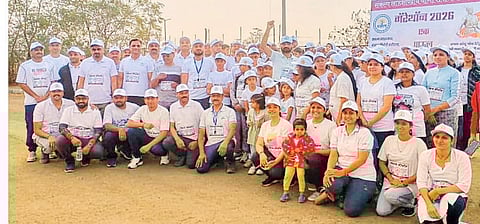 मोशी प्राधिकरणामध्ये संकल्प मॅरेथॉन उत्साहात