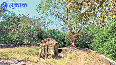 Ancient Buddhist caves in Khed show signs of neglect as heritage structures crumble over time.