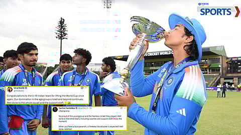 Cricket Fraternity Congratulated U19 Team India