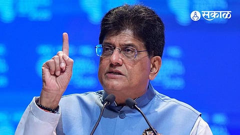 Union Minister Piyush Goyal addressing the media on the historic India–US trade agreement
