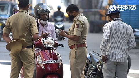 Traffic police Fine Collected