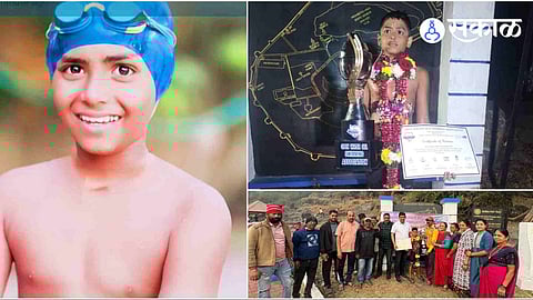 Success Story Of Swaraj Patil swam 18 km in 5 hrs