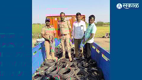 Windmill copper cable theft case in Washi