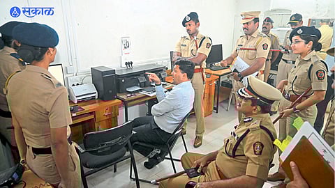 ADGP Nikhil Gupta reviewing crime records