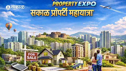 Visitors explore Pune real estate projects