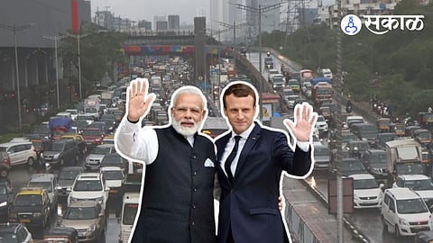 Mumbai Traffic Change for Modi-Macron Mumbai Daura