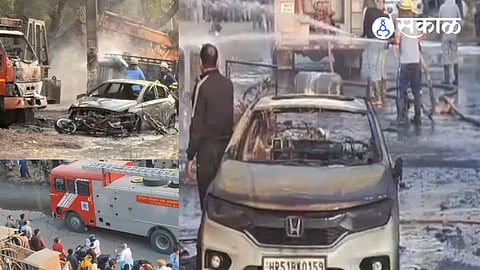 massive fire in a Faridabad factory