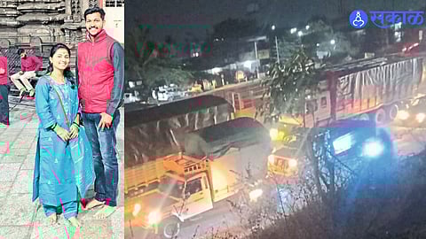 Fatal Crash in Karad Taluka: Woman Loses Life, Husband Battles for Survival