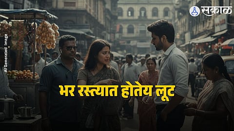 Women allegedly involved in a honey trap blackmail scam targeting citizens in Navi Mumbai’s CBD Belapur area during late-night hours.