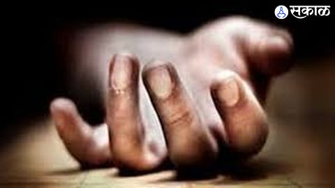 Police team at Vambori Ghat after woman’s body was recovered from a sack.