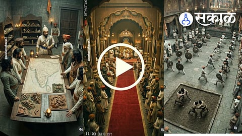 Viral AI video imagining CCTV at Raigad Fort in 1674 during Chhatrapati Shivaji Maharaj era – history recorded, not just written. Shiv Jayanti special