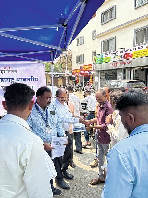 सौरउर्जा योजनेबाबत धावडे वस्तीत जनजागृती