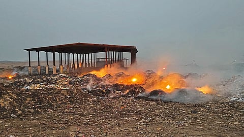 आळंदीतील कचराडेपो पुन्हा पेटवला