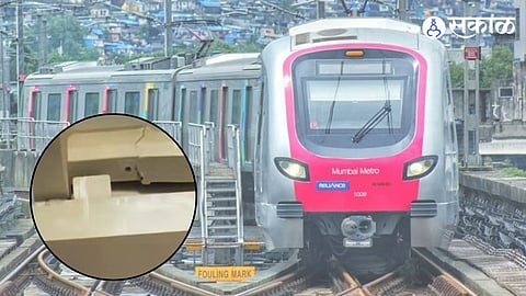 Ghatkopar Metro bridge cracks