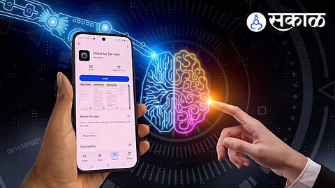 Sarvam Indus, India's homegrown AI chatbot app rivaling ChatGPT and Gemini.