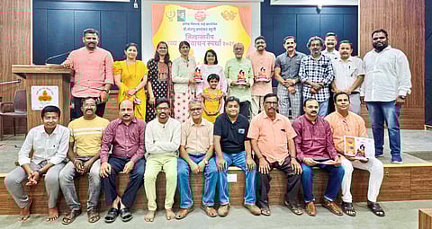 वाई:-प्रतिक थिएटर्स आयोजित जिल्हास्तरीय अभिवाचन स्पर्धा उत्साहात संपन्न.