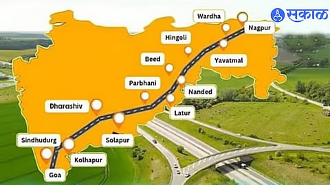 Proposed alignment of Shaktipeeth Expressway set to pass through Solapur district after route revision.