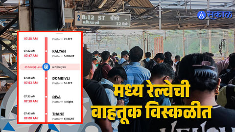 Trains Run 30 To 40 Minutes Late After Ghatkopar Vikhroli Issue