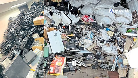 Improperly dumped electronic waste