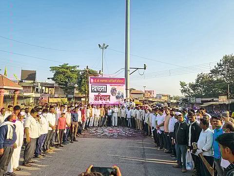 माळशिरस येथे स्वच्छता अभियान