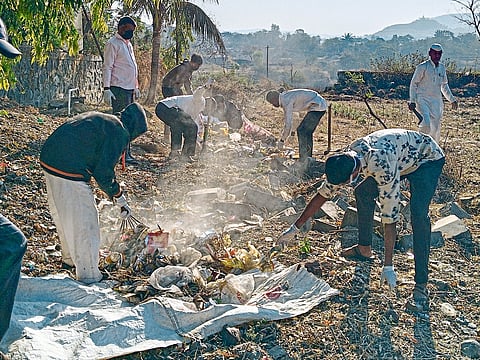 डेहणे परिसरात ६.५ टन
कचऱ्याची विल्हेवाट