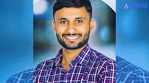 Police officials investigating the crime scene in Haveli taluka after a land dispute murder case surfaced.